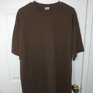 Plain brown shirt